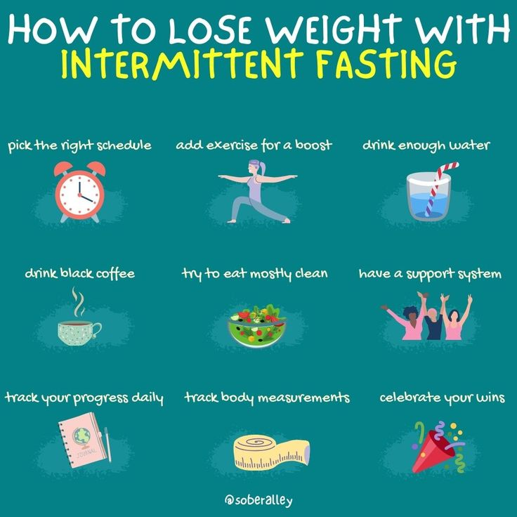 Ways to loose weight with intermittent fasting