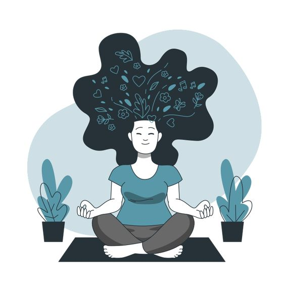 Meditation helps balance peace of mind
